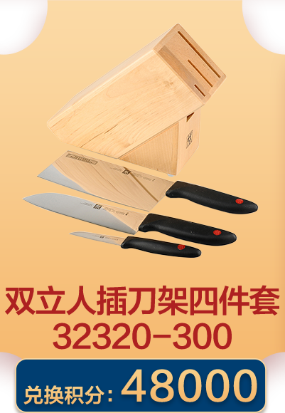 双立人 插刀架四件套32320-300
